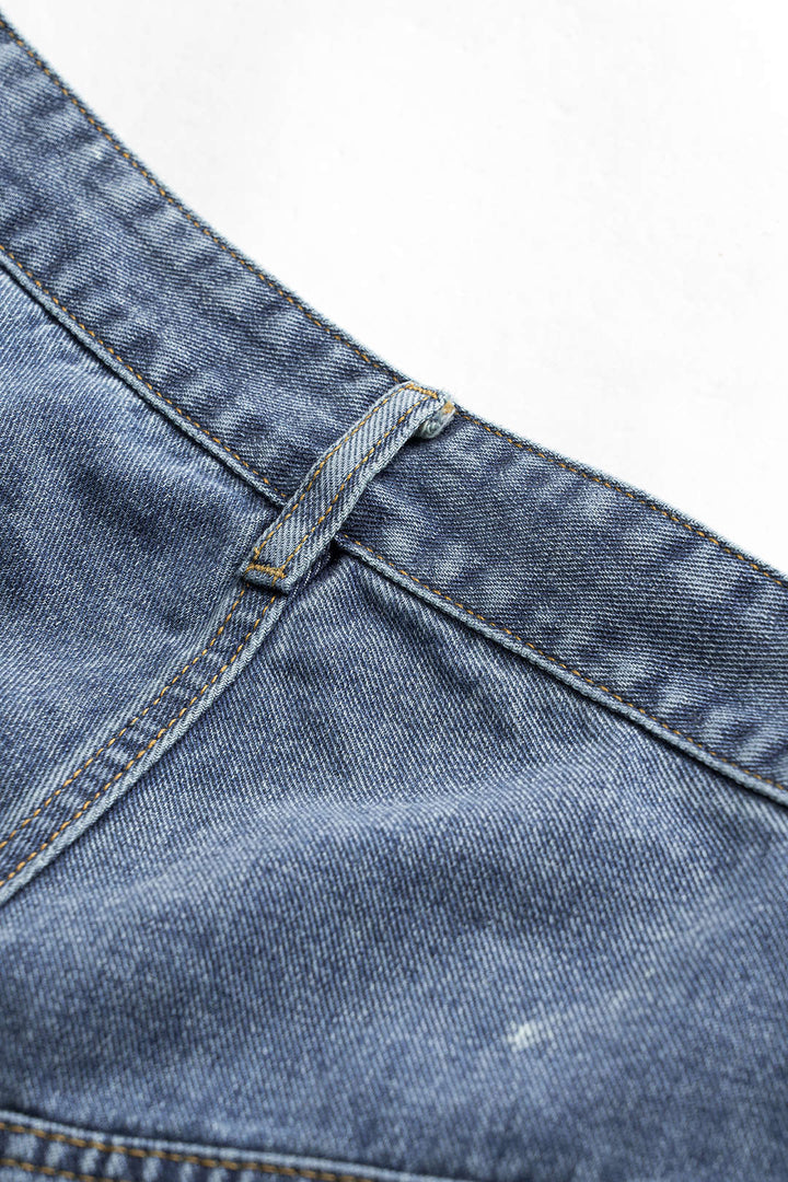 Yüksek bel Denim Barrel Kot