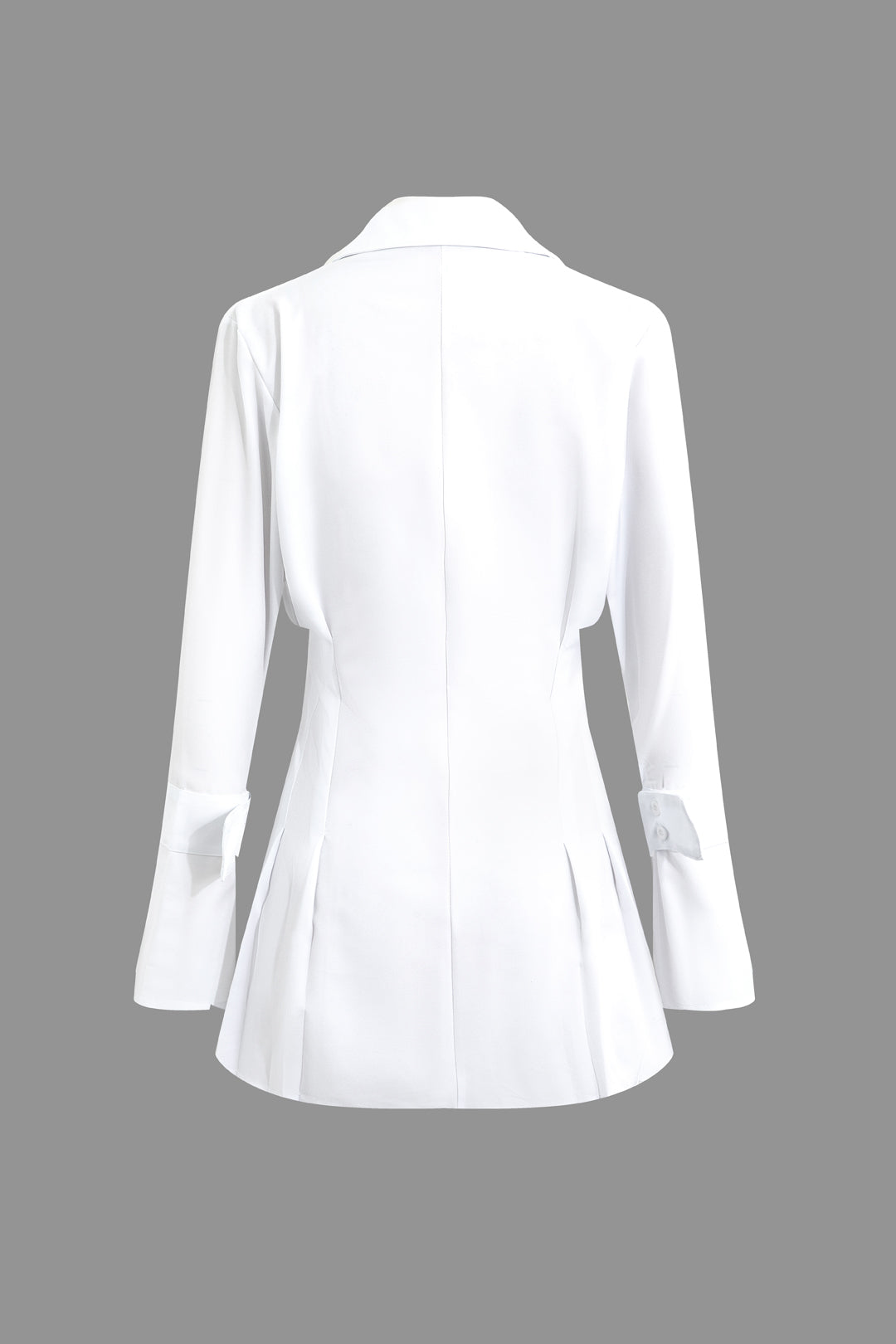 Katı Dantelli Gömlek Mini Elbise