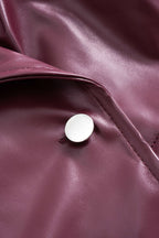 Suni Deri Blazer Ceket