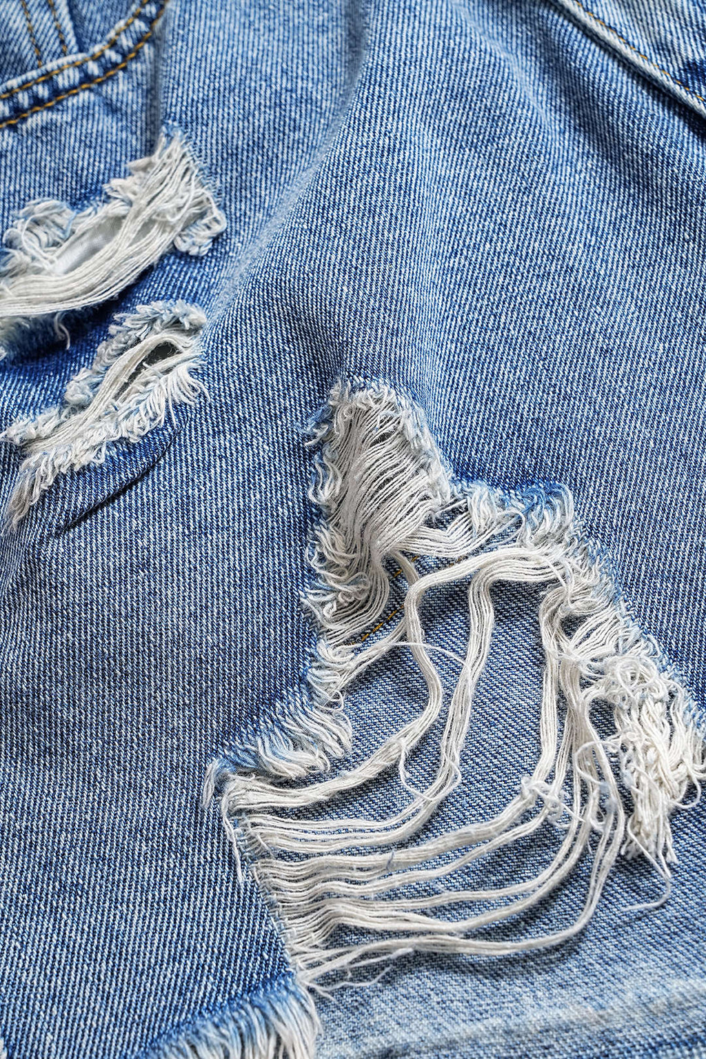 Denim Cepli Şort