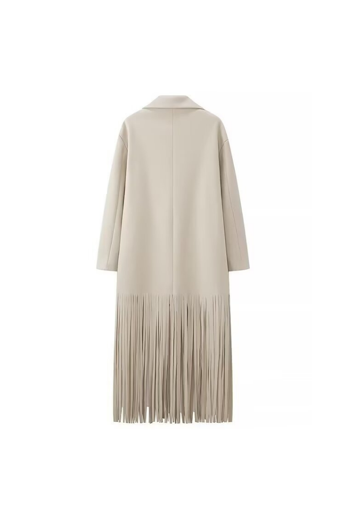 Judy Püsküllü Yün Kaban