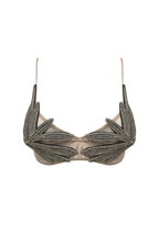 Lara Taşlı Yaprak Süslemeli Bralet