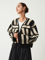 Desenli Kimono Hırka