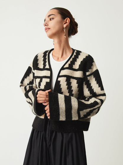 Desenli Kimono Hırka