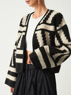 Desenli Kimono Hırka