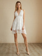 Sırtı Açık Mini Elbise