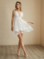 Sırtı Açık Mini Elbise