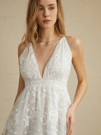 Sırtı Açık Mini Elbise