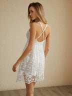 Sırtı Açık Mini Elbise