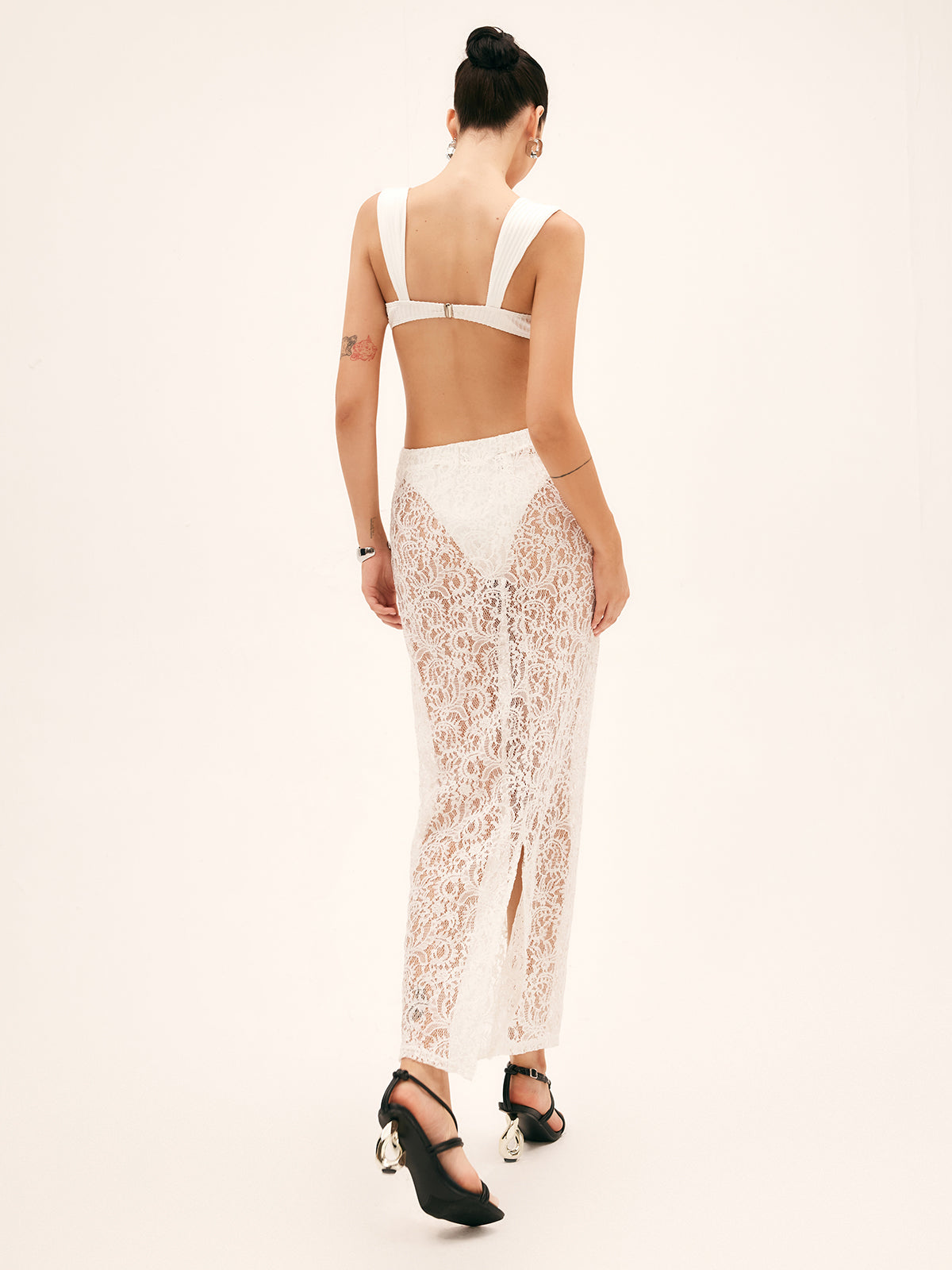 Dantel Plaj Mayo Eteği Pareo