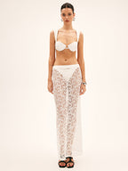 Dantel Plaj Mayo Eteği Pareo