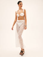 Dantel Plaj Mayo Eteği Pareo