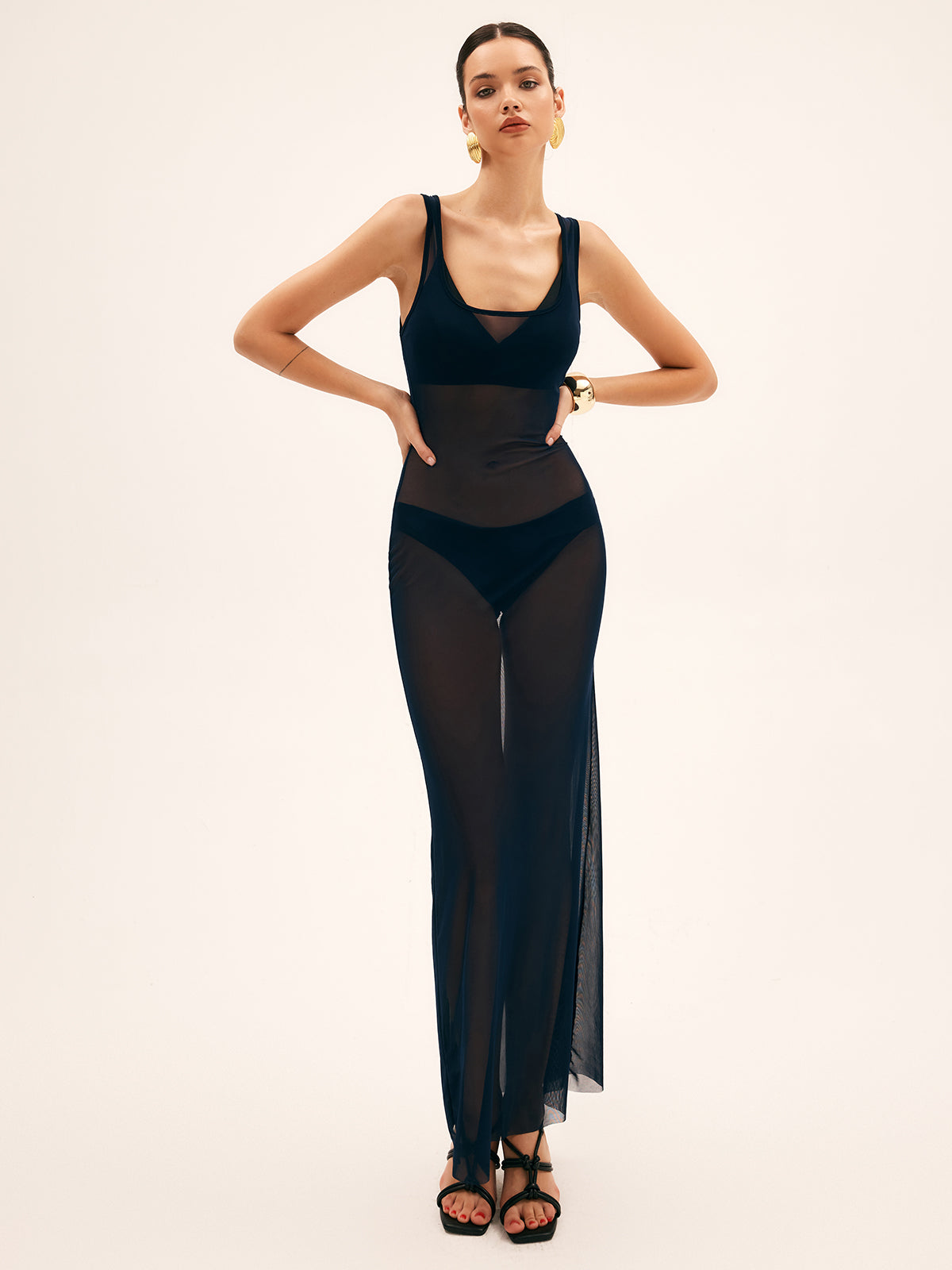 Şeffaf Mayo Eteği Pareo