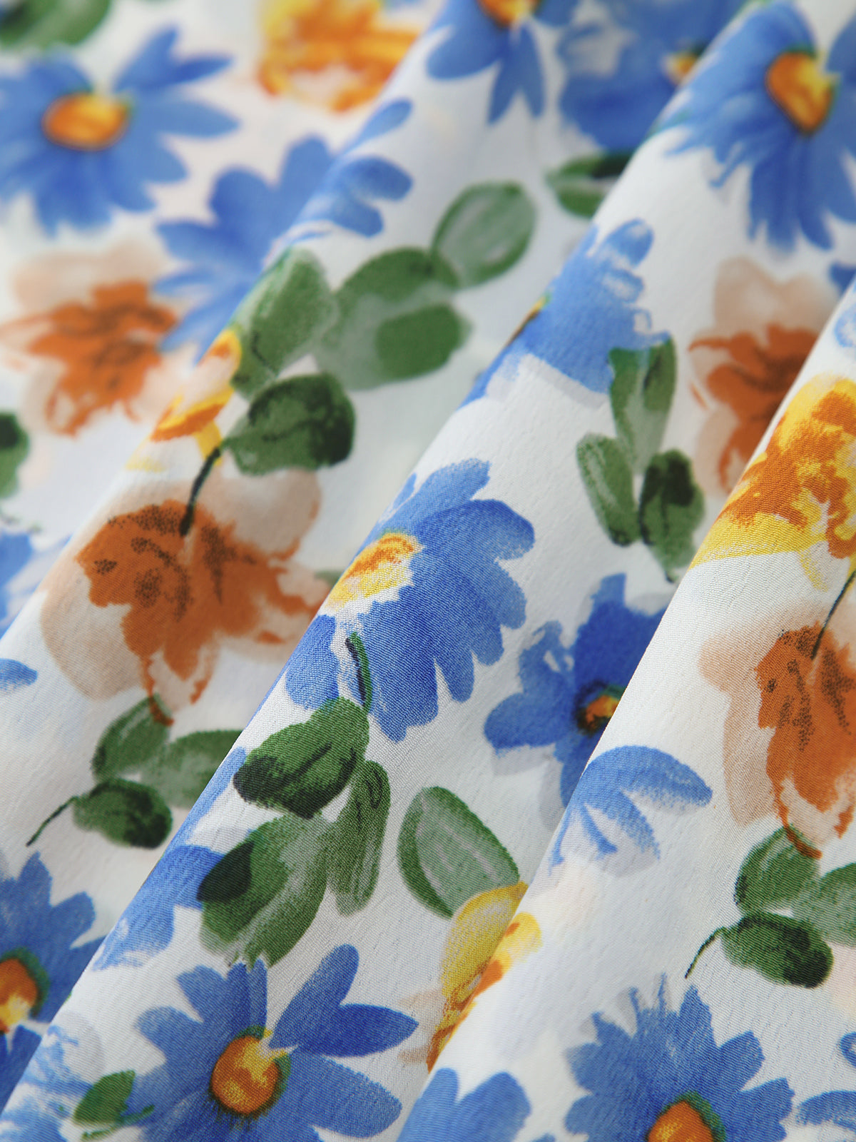 Çiçek Desenli Mini Elbise