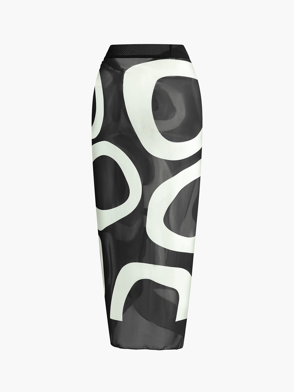 Şifon Bağlamalı Mayo Eteği Pareo