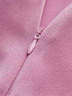 Sırt Dekolteli Midi Elbise