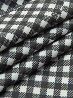 Ekose Askılı Mini Elbise