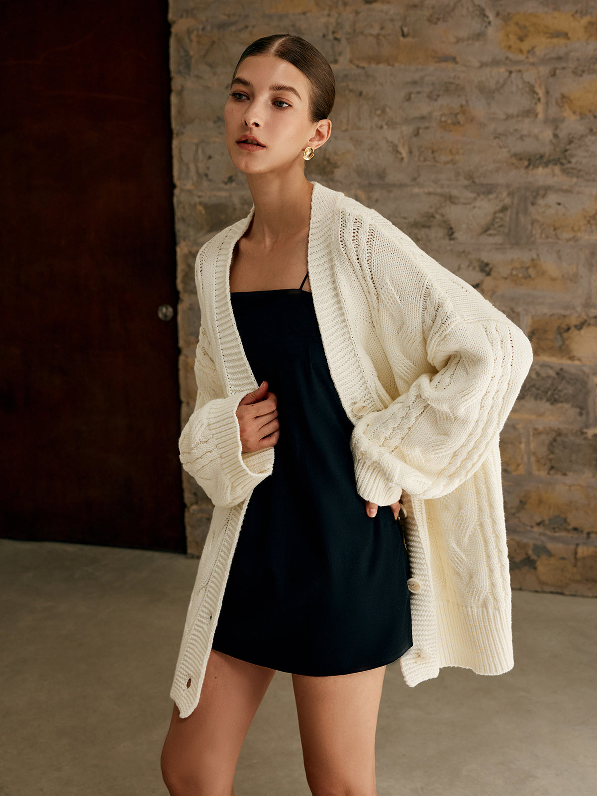 Oversize hırka
