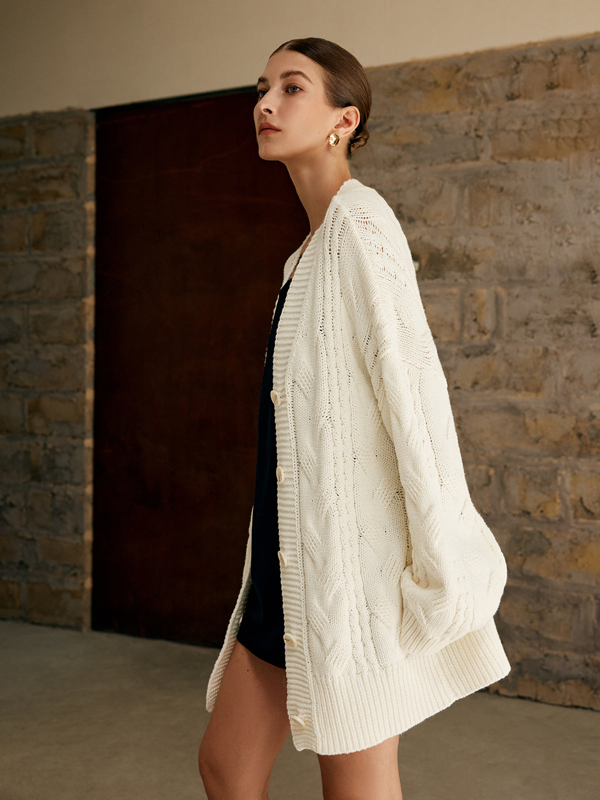 Oversize hırka