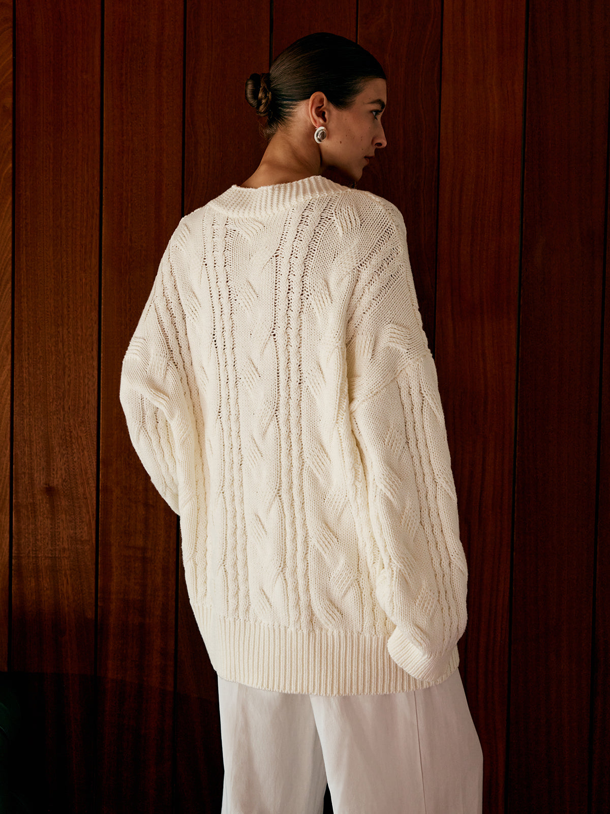 Oversize hırka