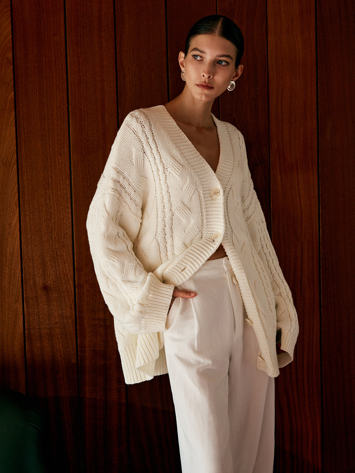Oversize hırka
