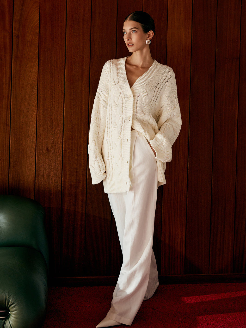 Oversize hırka