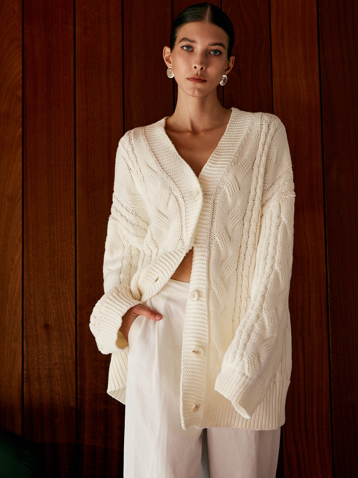 Oversize hırka