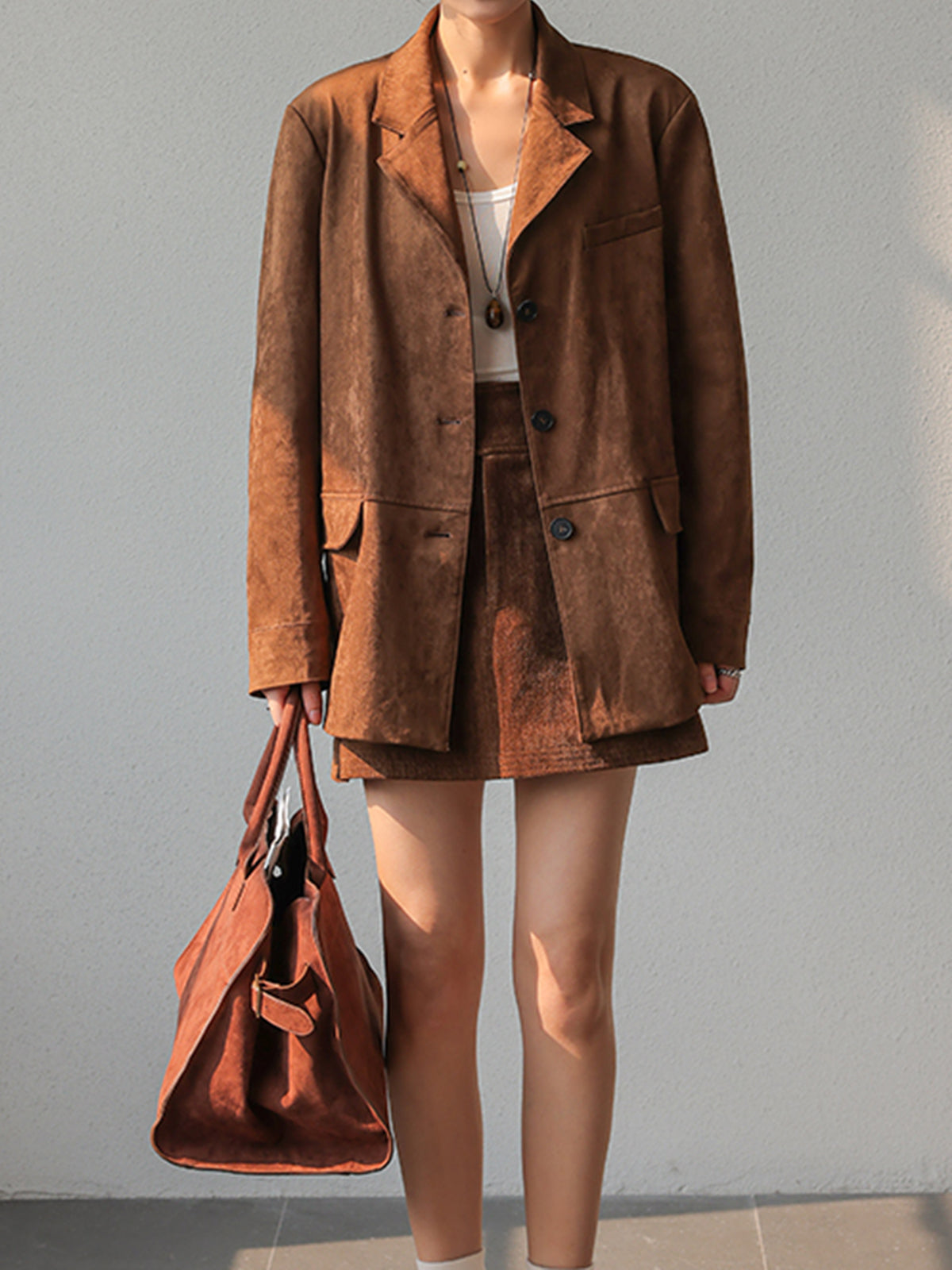Suet Blazer ceket