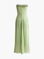 Fermuarlı Midi Elbise