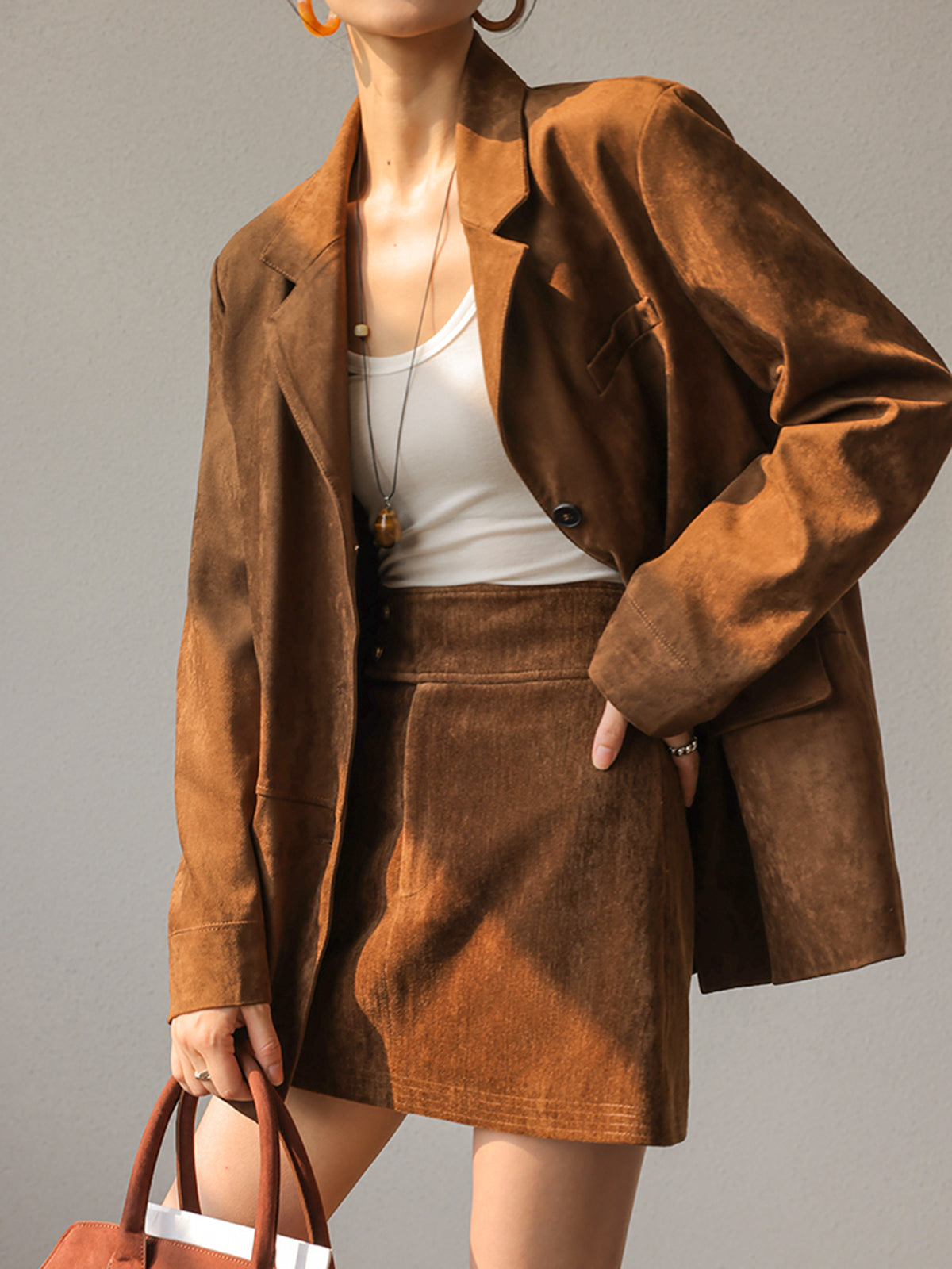 Suet Blazer ceket