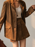 Suet Blazer ceket