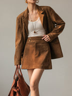 Suet Blazer ceket