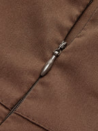 İpli Yaka Mini Elbise