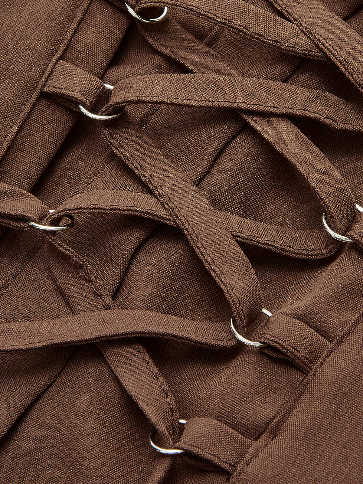 İpli Yaka Mini Elbise