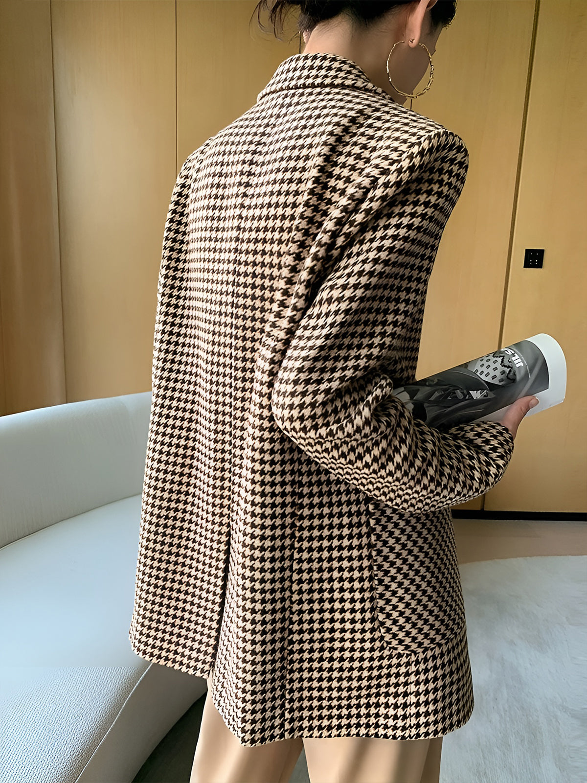 Kemerli blazer ceket