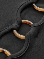 Daire aksesuar Mini Elbise