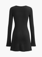 Daire aksesuar Mini Elbise