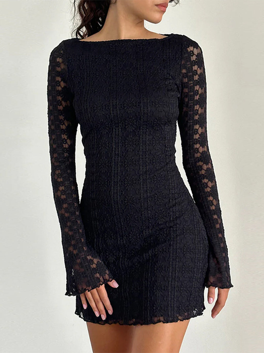 Detaylı Mini Elbise