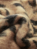 Yün Karışımlı Leopar Kazak