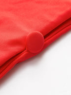 Yan Düğmeli Yırtmaçlı Tek Parça Mayo