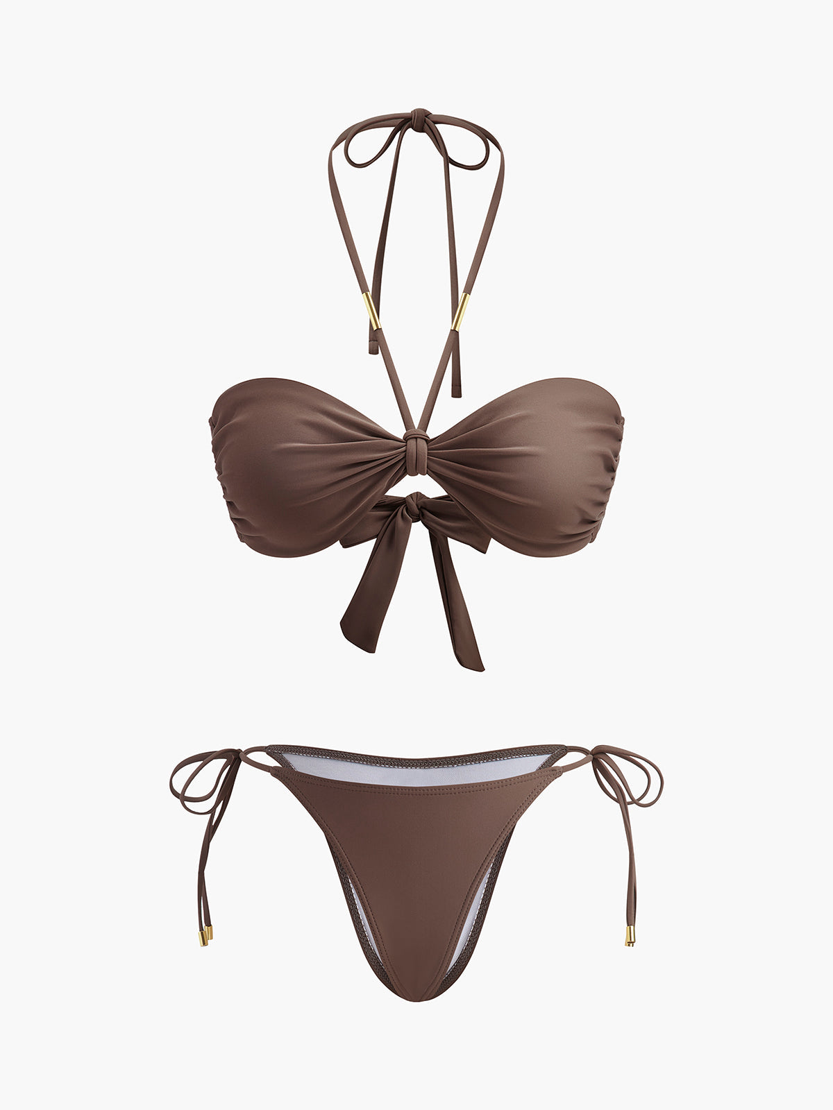Fiyonk Detaylı Bikini Takımı