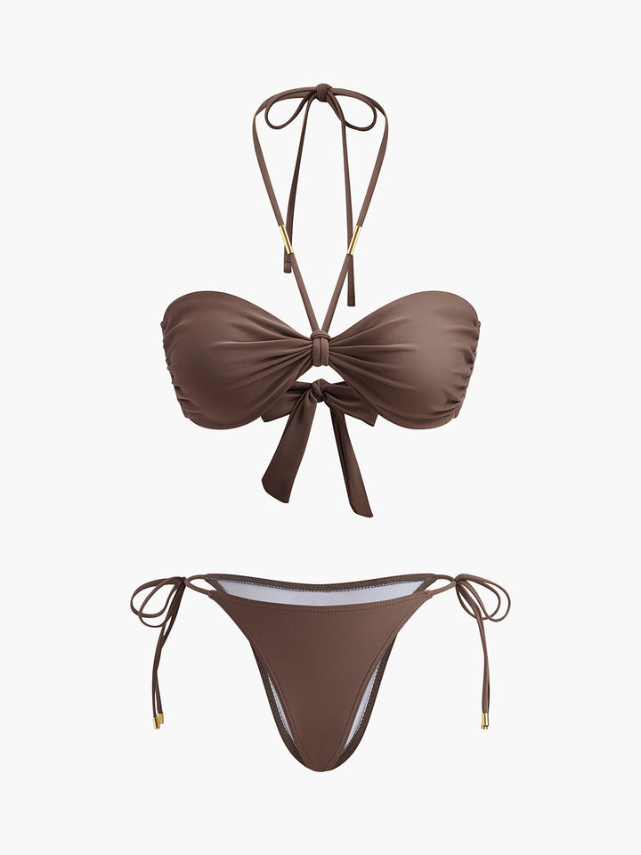Fiyonk Detaylı Bikini Takımı