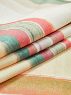 Çizgili Askılı Midi Elbise