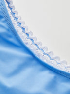 Dalgalı Kenar Detaylı Bikini Takımı