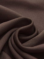 Fırfırlı Göğüs Detaylı Mesh Dokulu Bağlamalı Elbise