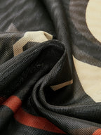 Transparan Desenli Bol Paça Mayo Eteği Pareo