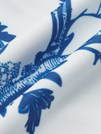 Kuş Desenli Bağcıklı Tek Parça Mayo