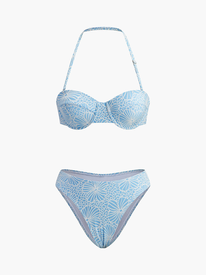 Askılı Dantel Bikini Takımı