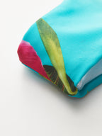 Çiçek Desenli Boncuk Detaylı Bikini Takımı