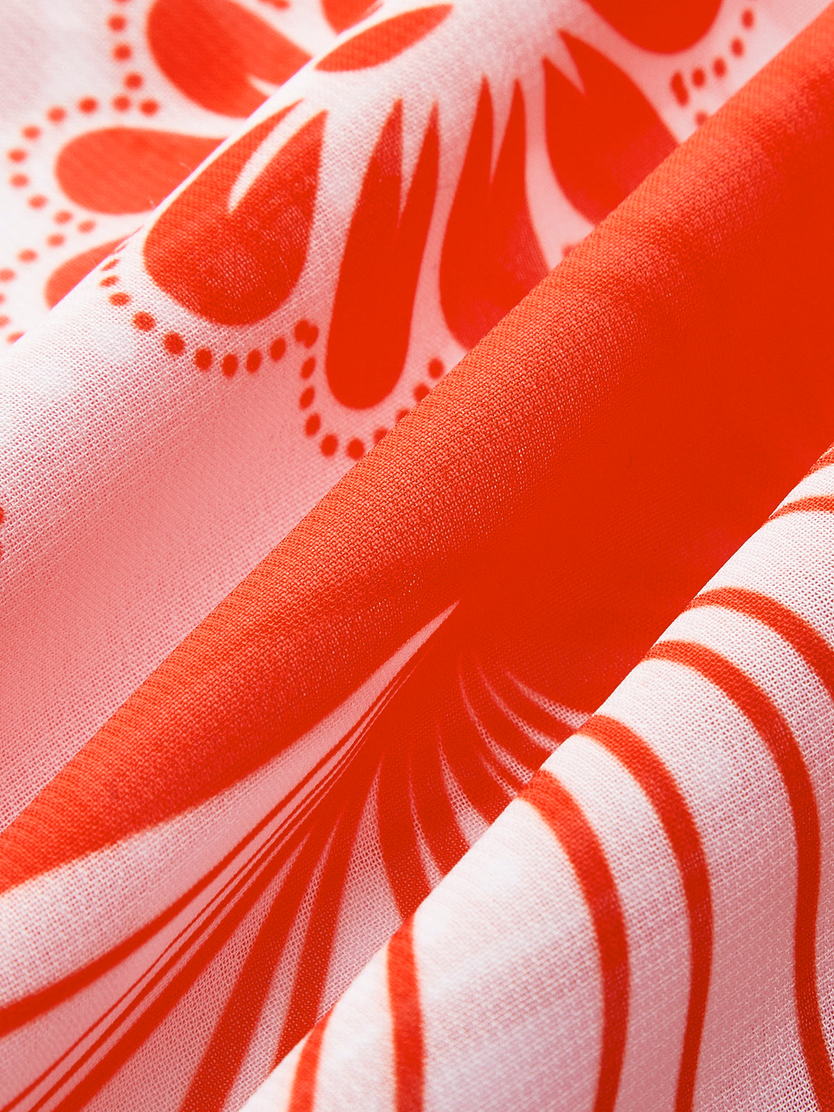 Şifon Desenli Plaj Mayo Eteği Pareo